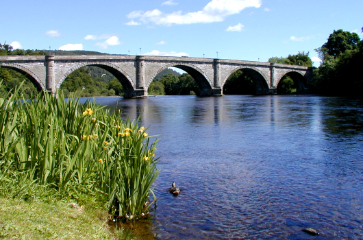 Telford Bridge, River Tay, Dunkeld, Perthshire Telford Bridge